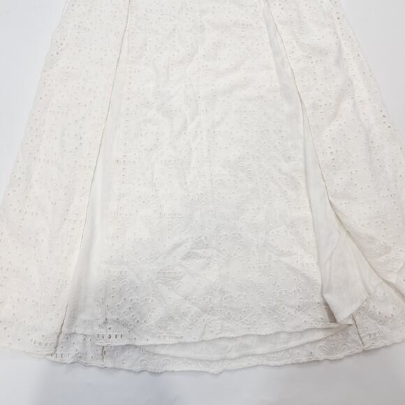 LPA Gabriella Eyelet Maxi Dress in Coconut Milk - Picture 3 of 15